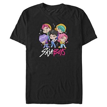 Big & Tall KPop Demon Hunters Saja Boys Chibi Graphic Tee
