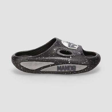 Star Wars The Mandalorian & Grogu Little Kid Boys Cushioned Comfort Slide Sandals