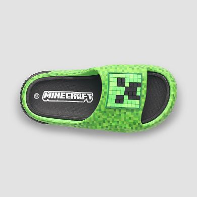 Minecraft Youth Boys Comfort Slide Sandals