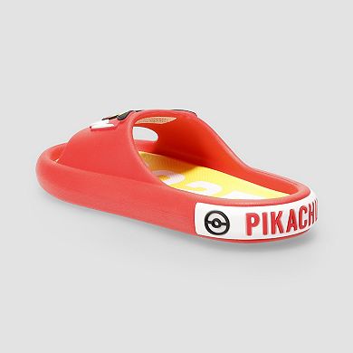 Pokémon Pikachu Little Kid Boys Slip-On Comfort Slide Sandals