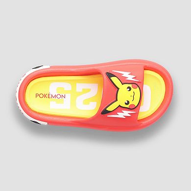 Pokémon Pikachu Little Kid Boys Slip-On Comfort Slide Sandals