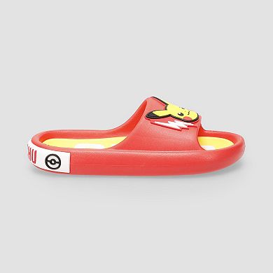 Pokémon Pikachu Little Kid Boys Slip-On Comfort Slide Sandals