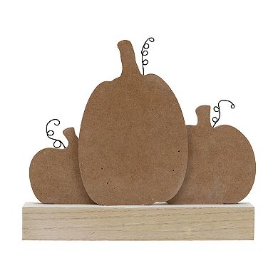 Hey There Pumpkin Sign,Wood Pumpkin Tabletop Decor for Autumn Fall Harvest Halloween Thanksgiving