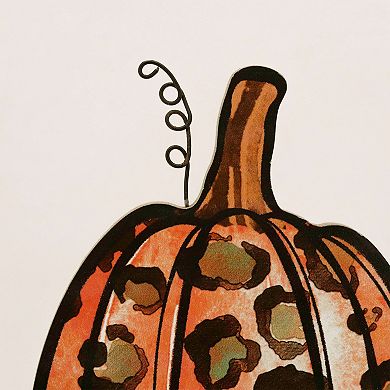 Hey There Pumpkin Sign,Wood Pumpkin Tabletop Decor for Autumn Fall Harvest Halloween Thanksgiving