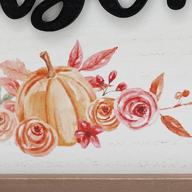Find Joy in All Seasons Wood Wall Decor for Thanksgiving Decoration, Autumn, Harvest Accent