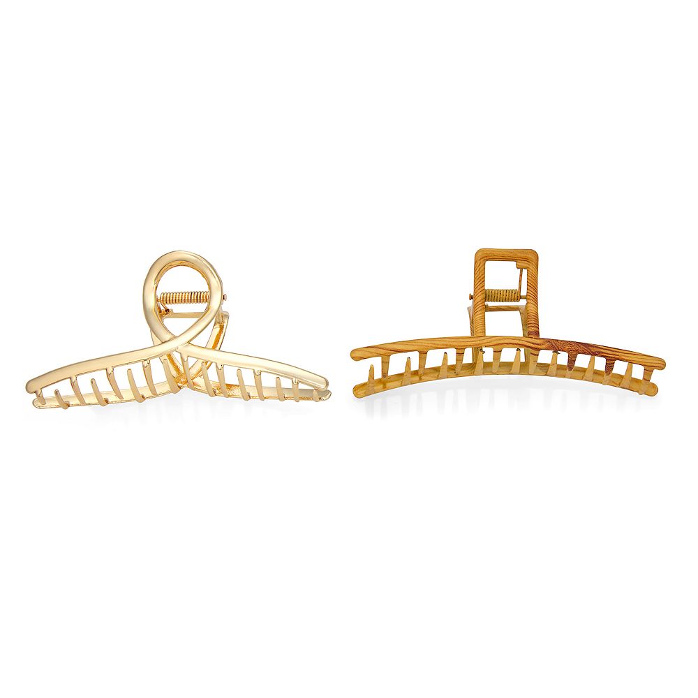 Emberly 2-Pc. Top Loop Claw Clip Set
