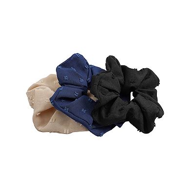 Emberly 3-Pk. Dotted Scrunchie Set