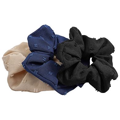 Emberly 3-Pk. Dotted Scrunchie Set