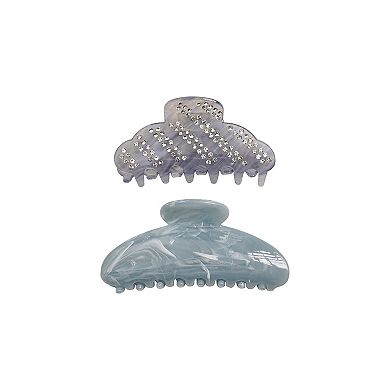 Emberly 2-Pk. Rhinestone-Embellished Hair Clips