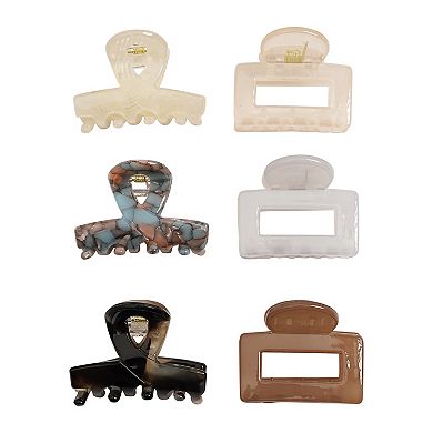 Emberly 6-Pk. Multi Mini Twist Clips