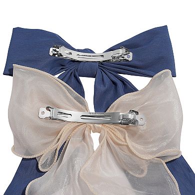Emberly 2-Piece Bow Barrettes Set