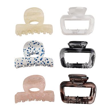 Emberly 6-Pk. Mini Claw Clips
