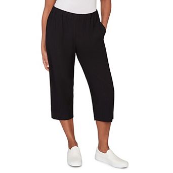 Petite Alfred Dunner Relaxed Pull-On Capri Pants
