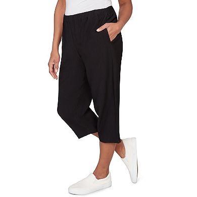 Petite Alfred Dunner Relaxed Pull-On Capri Pants