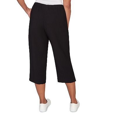 Petite Alfred Dunner Relaxed Pull-On Capri Pants