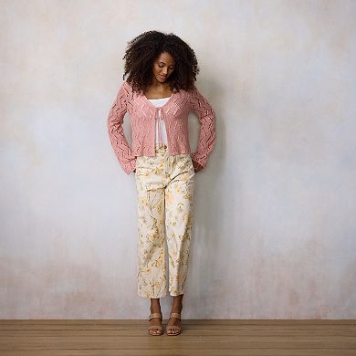 Women's LC Lauren Conrad Scallop Hem Sweater