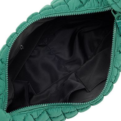 FLX Quilted Hobo Shoulder Bag