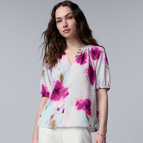 Женская блузка Simply Vera Vera Wang со сборками