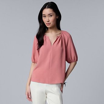 Women's Simply Vera Vera Wang Shirred Blouse