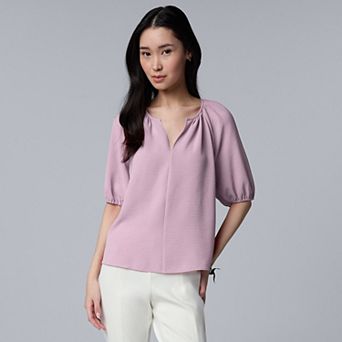 Women's Simply Vera Vera Wang Shirred Blouse