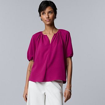 Women's Simply Vera Vera Wang Shirred Blouse
