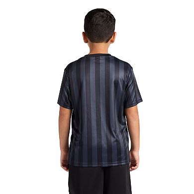 Boys 8-20 Messi Short Sleeve Half-Tone V-Neck Tee