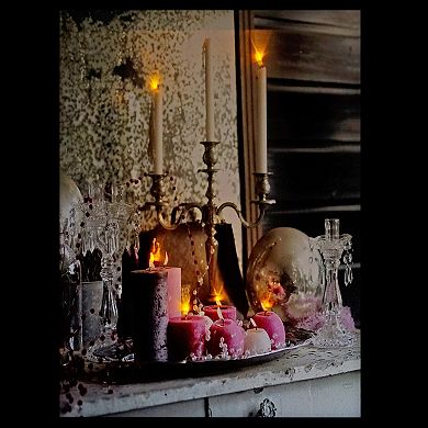 Northlight LED Regal Romance Candelabra Canvas Wall Art