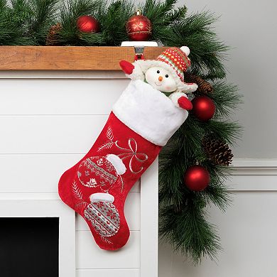 Northlight Embroidered Christmas Stocking