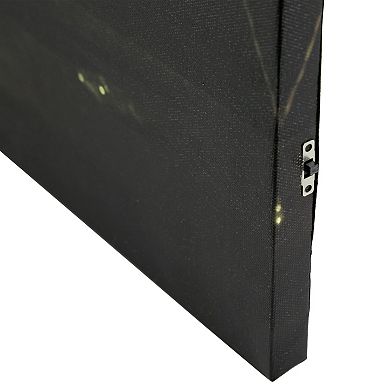 Northlight 15.75-Inch x 11.75-Inch LED Lighted Glittery Flickering Candles Canvas Wall Art