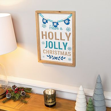 Northlight Have A Holly Jolly Christmas 15.5" x 11.75" Framed Wall Art