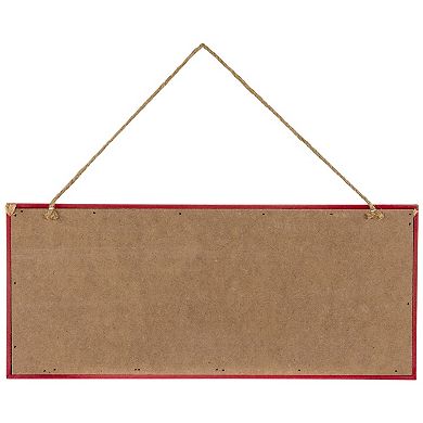 Northlight 14-inch Framed Merry Christmas Wooden Wall Decor