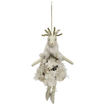Northlight Reindeer Ballerina 12" Hanging Christmas Figure
