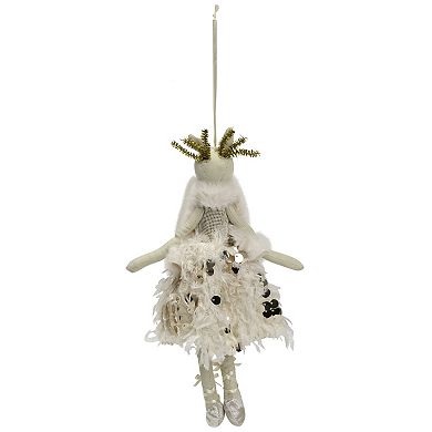 Northlight Reindeer Ballerina 12" Hanging Christmas Figure