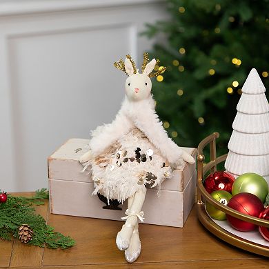Northlight Reindeer Ballerina 12" Hanging Christmas Figure
