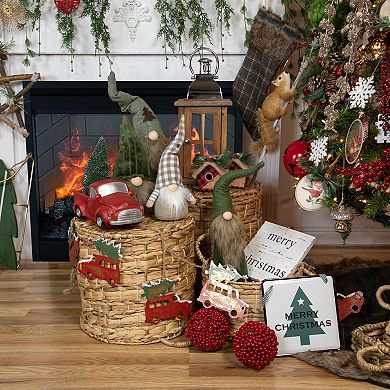 Northlight 8-Inch Reclaimed Wood Merry Christmas Wall Decor