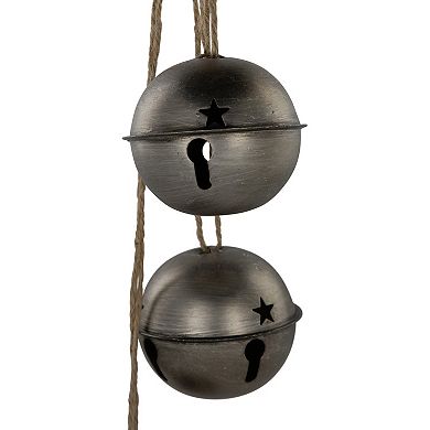 Northlight Jingle Bells with Plaid Bow 20-Inch Christmas Decoration