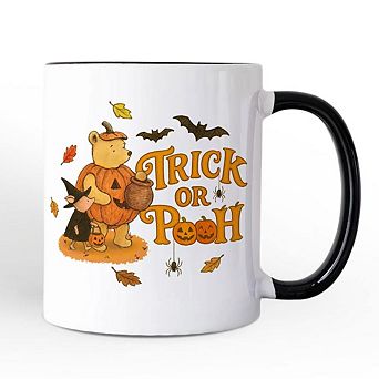 Vintage Trick or Pooh Mug, Pooh Bear and Friends in Halloween Costume Gift
