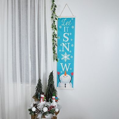 Northlight 43-Inch Let It Snow Wall Decor