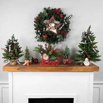 Northlight "Let It Snow" Snowman Star 13.25-Inch Wall Decor