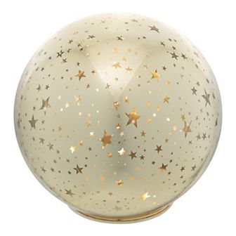 Northlight 6-Inch LED Lighted Stars Glass Globe Christmas Decoration
