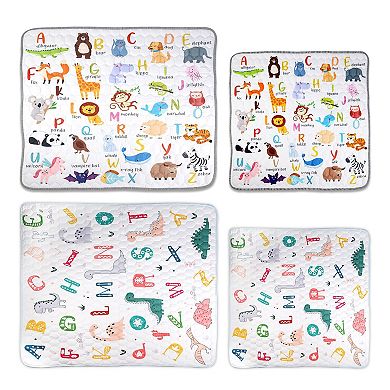 50x50IN Baby Play Mat Non-Slip Foldable Playpen Mat Machine Washable for Infants & Toddlers
