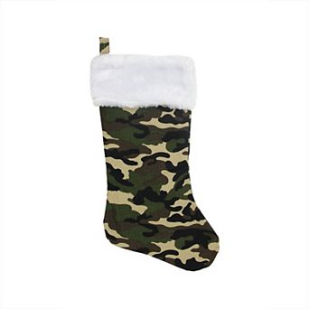 Northlight 19-Inch Camouflage Christmas Stocking with Cuff
