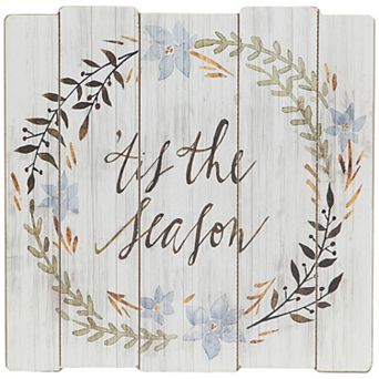 Northlight 12-Inch Tis the Season Wall Decor