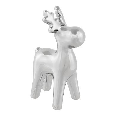 Northlight Sleek Ceramic 7-in. Standing Moose Christmas Figurine Table Decor