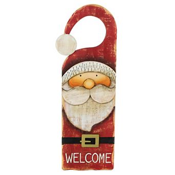 Northlight 14-inch Santa Claus Welcome Wall Decor