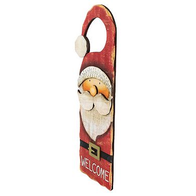 Northlight 14-inch Santa Claus Welcome Wall Decor