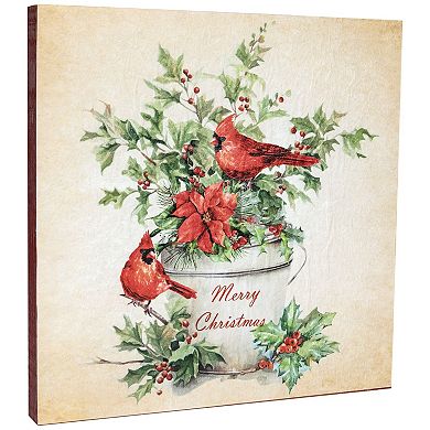 Northlight 11.75-in. Cardinals Merry Christmas Wall Decor