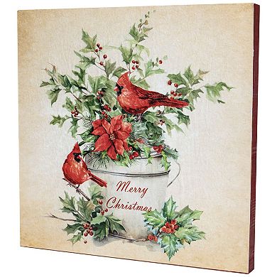 Northlight 11.75-in. Cardinals Merry Christmas Wall Decor