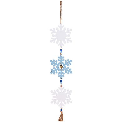 Northlight 26-inch Glittered Joy Snowflakes Wall Decor