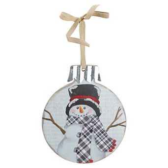 Northlight 9.5-Inch Smiling Snowman Christmas Wall Decor